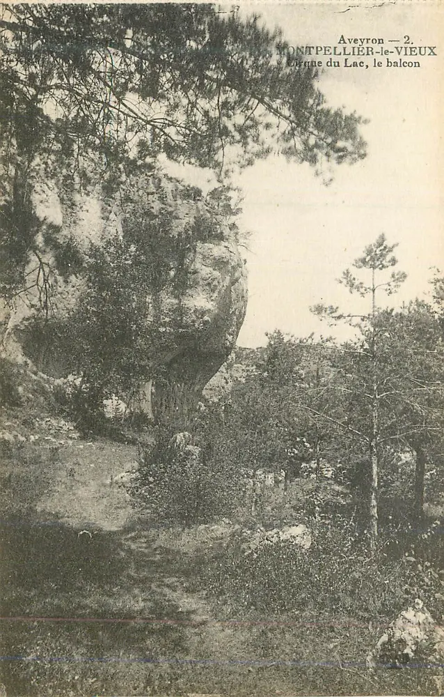 Aveyron — Cirque du Lac, le balcon — Montpellier-le-Vieux, n°2 - Recto