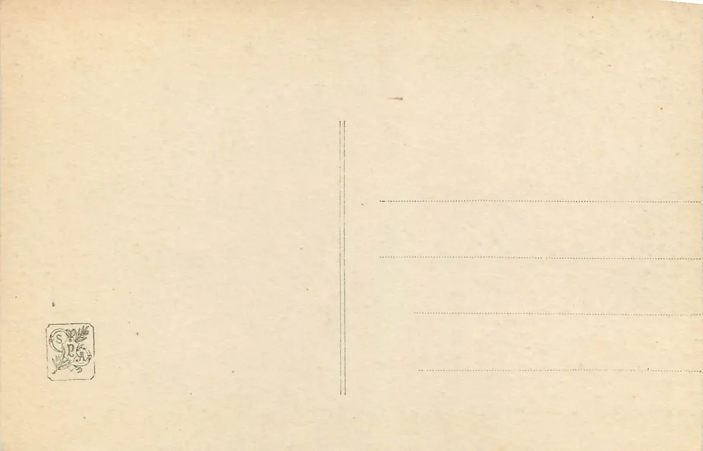 Kühe, die im Bach trinken — Salon 1911 — F. Planquette — Matin d'Octobre — Nr. 886 - Rückseite