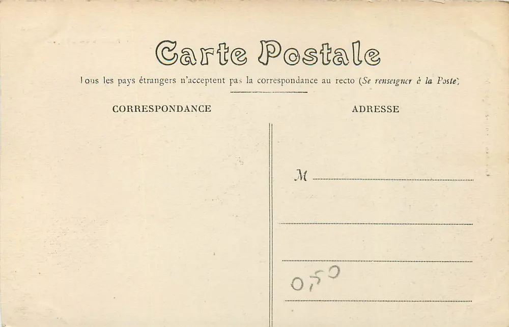 Clisson (L.-Inf.) — Zamek, Ruiny Wieży — F. Chapeau, Nantes 5e Mille - Rewers