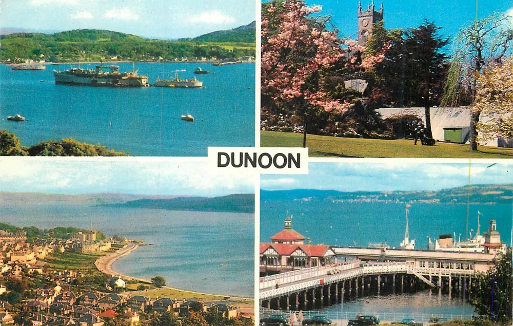 Dunoon — vista geral — Holy Loch, Castle Gardens, The Pier - Frente