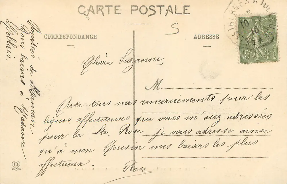 Le Port de Salau (2052m) — Source du Salat — Les Pyrénées-Ariégeoises — Phototypie Labouché Frères, Toulouse - Verso