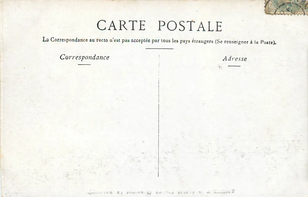 Versailles — Bassin Latone (derrière le château) — Versaillles. — BASSIN LATONE (DERRIÈRE LE CHATEAU). — Éditeur : Verneuil & Cie, Paris - Verso