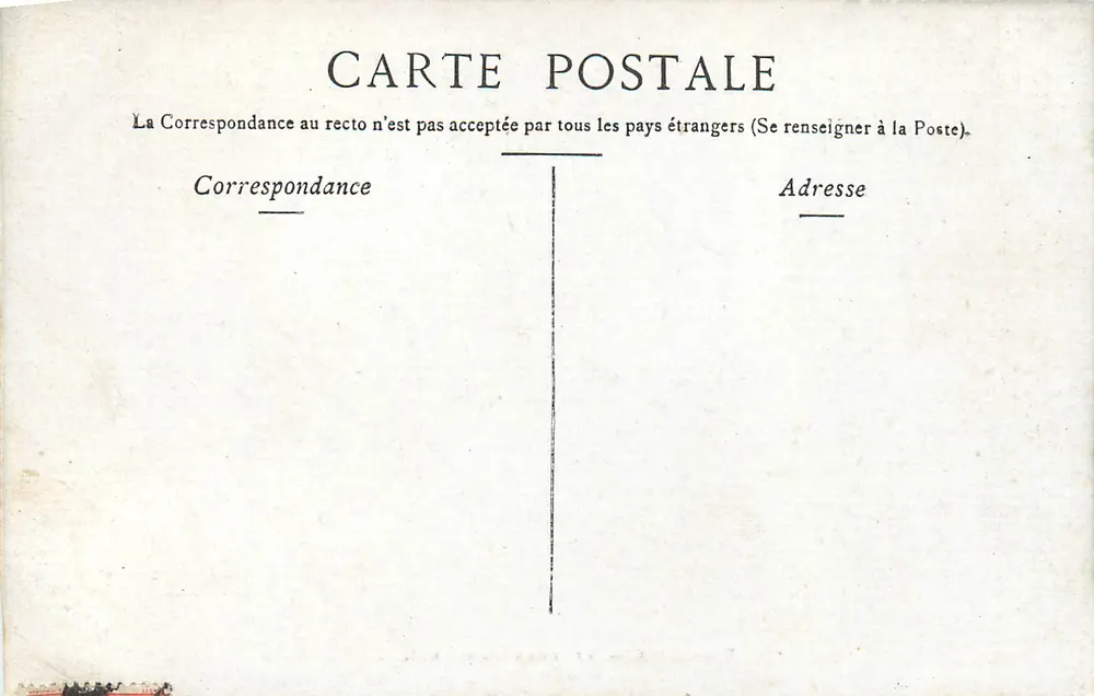 Versailles — LE CHAR EMBOURBÉ — editor não visível - Verso
