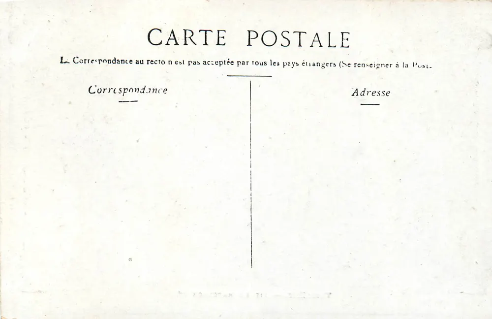 Versailles — Leito de Napoleão I — Staerck, Sceaux - Verso