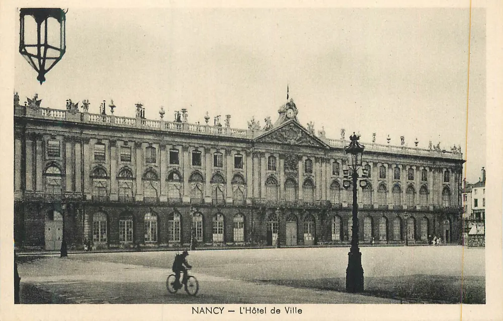NANCY — O Hotel de Ville - Frente