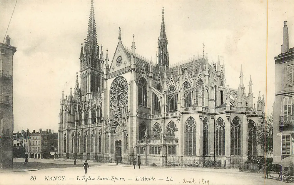 NANCY — A Igreja de São Epvure — A Abside — LL. — Amit 1404 - Frente
