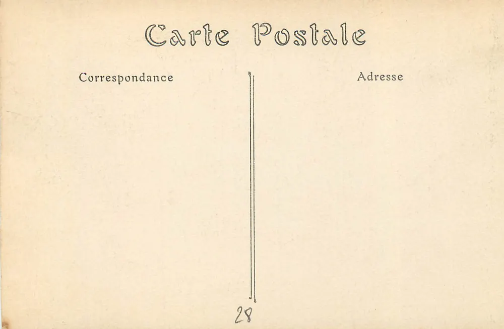 Chartres — Fląże katedry — ND Phol. - Rewers