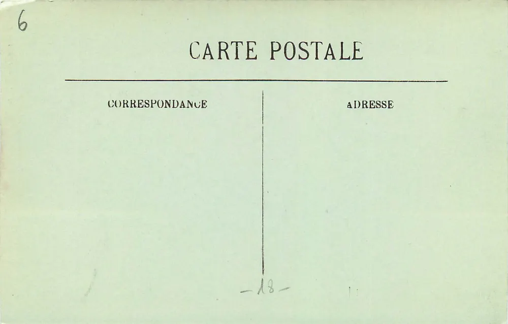 Bourges — Estátua de Jacques Cœur — Edição especial da Hôtel de France - Verso