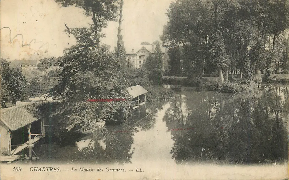 Chartres — O Molino dos Graviers — LL. n° 109 - Frente