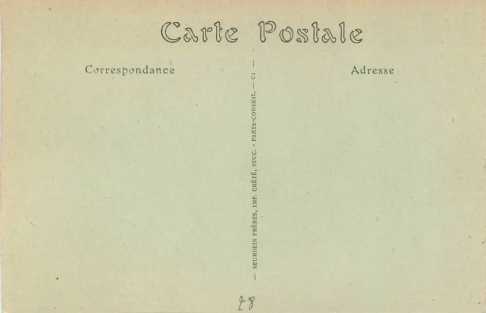 Catedral de Chartres — A Abside. — Neurolin Frères, n°762 - Verso