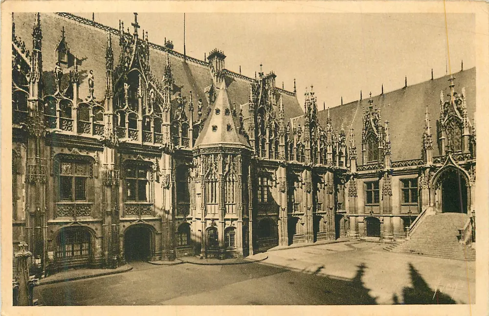 Das Palais de Justice — Rouen (Seine-Inférieure) — Les Editions d'Art YVON, Paris - Vorderseite