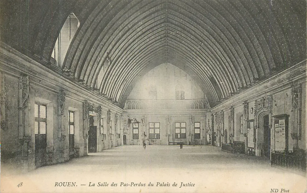 Rouen — La Salle des Pas-Perdus du Palais de Justice — ND Phot, n°48 - Recto