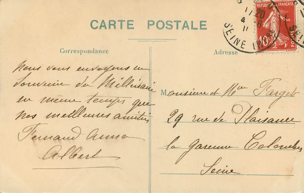 Rouen — Statua di Rollon, Primo Duca della Normandia (X secolo) — S.P.A. n° 472 - Verso