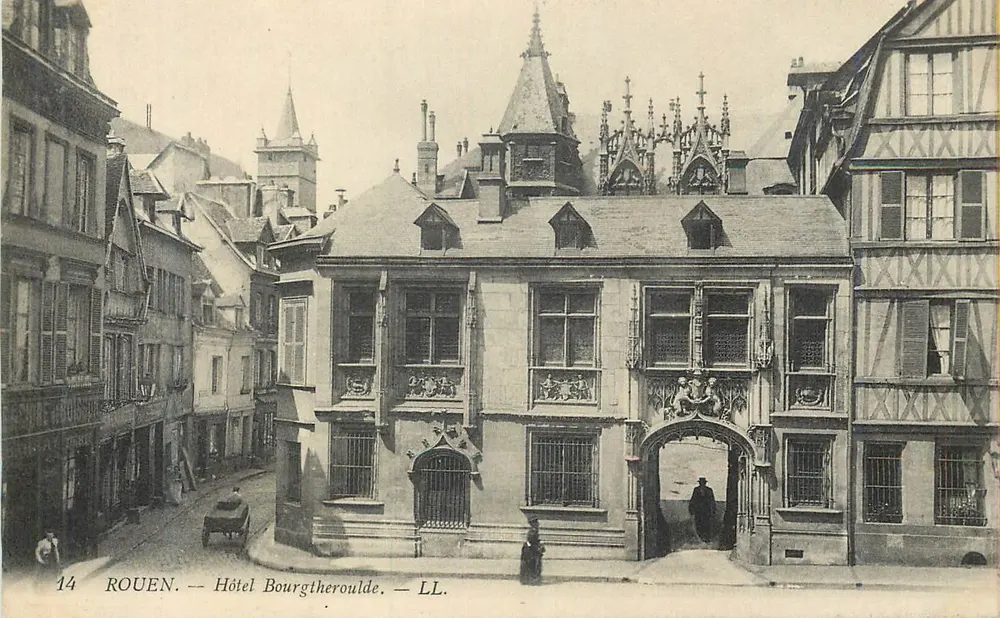 Rouen — Hotel Bourgtheroulde — LL. - Frente