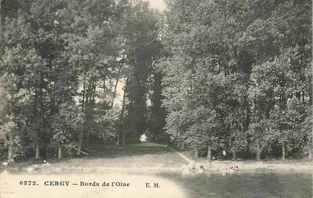 CERGY — Margens do rio Oise — E. M. - Frente