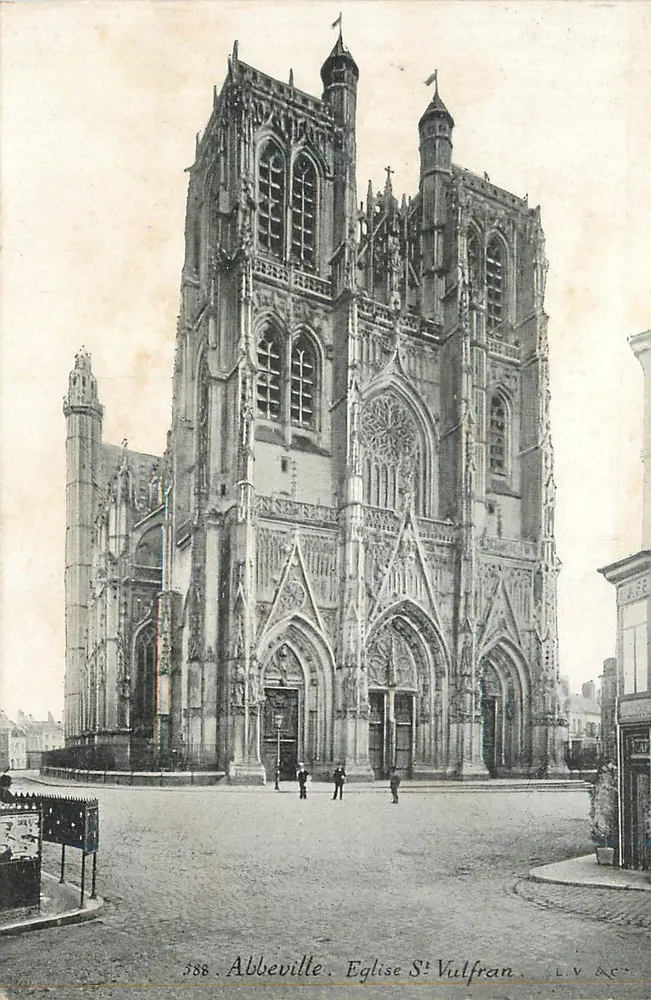 Abbeville — Igreja de São Vulfredo — L.V. & Cie - Frente