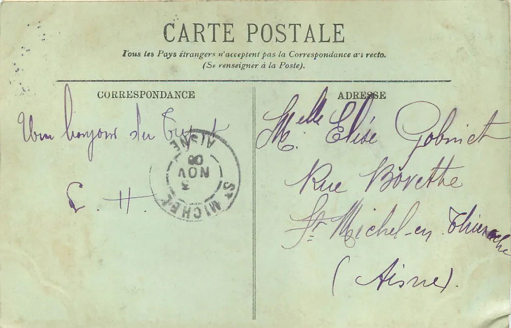Le Tréport — Tipos de Pescadores — LL. n°78 - Verso