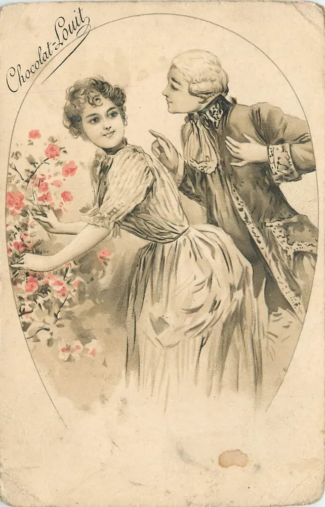 Duas mulheres no jardim — Chocolat Louit — editor não visível - Frente