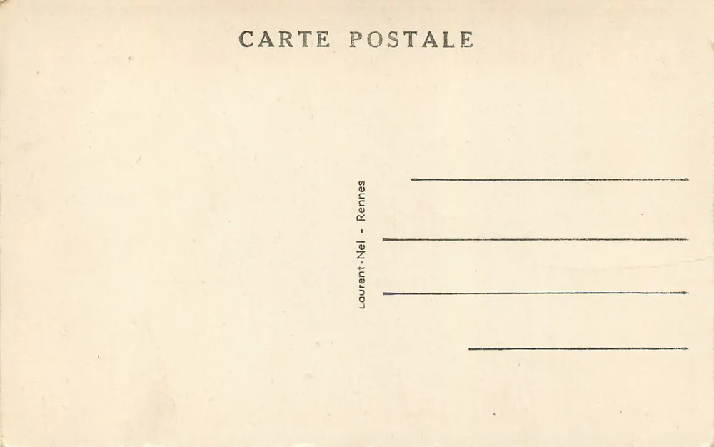 Chateaubriand — retrato — Laurent-Nel, Rennes, n° 3399 - Verso
