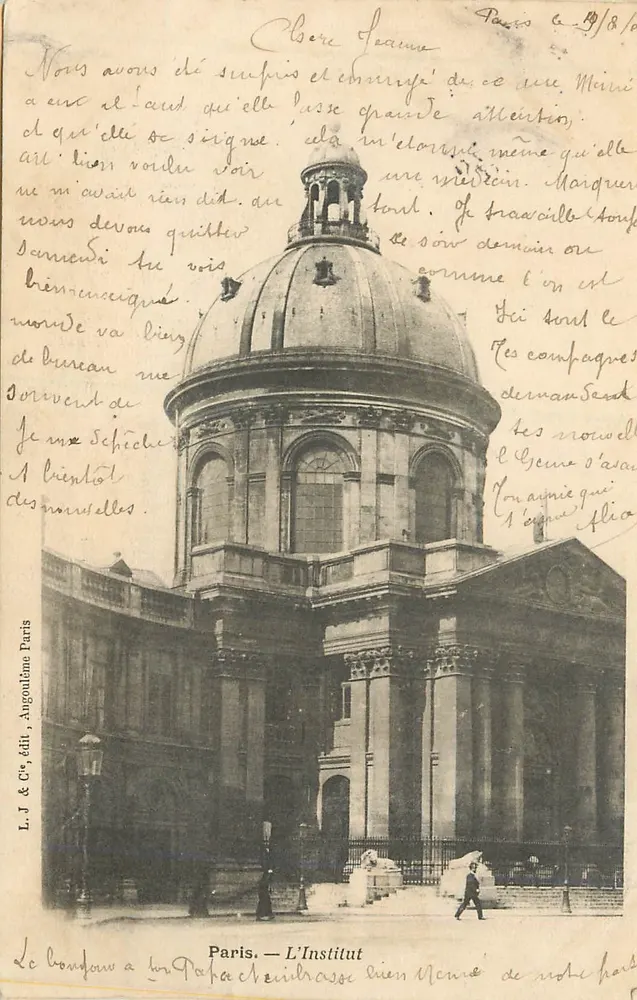 Paris — L'Institut — L. J. & Cie, editores, Paris - Frente