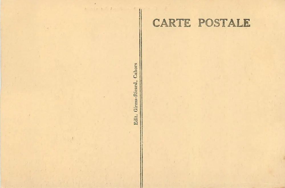 Cahors — Ponte Valentré — Editor Girma-Ricard, Cahors - Verso