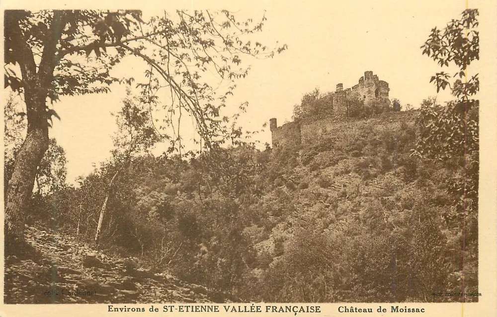 Schloss Moissac — Umgebung von Saint-Étienne Vallée Française — Verlag: Caille Cardinon - Vorderseite