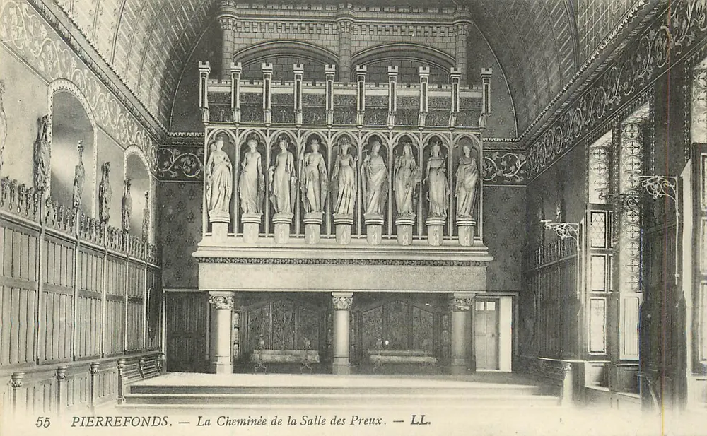 PierreFonds — La Cheminée de la Salle des Preux — LL. n° 55 - Recto