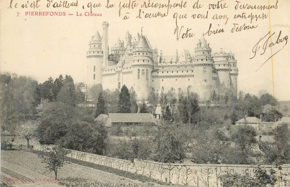 Pierrefonds — O Castelo — Edição Nouvelles Galeries - Frente