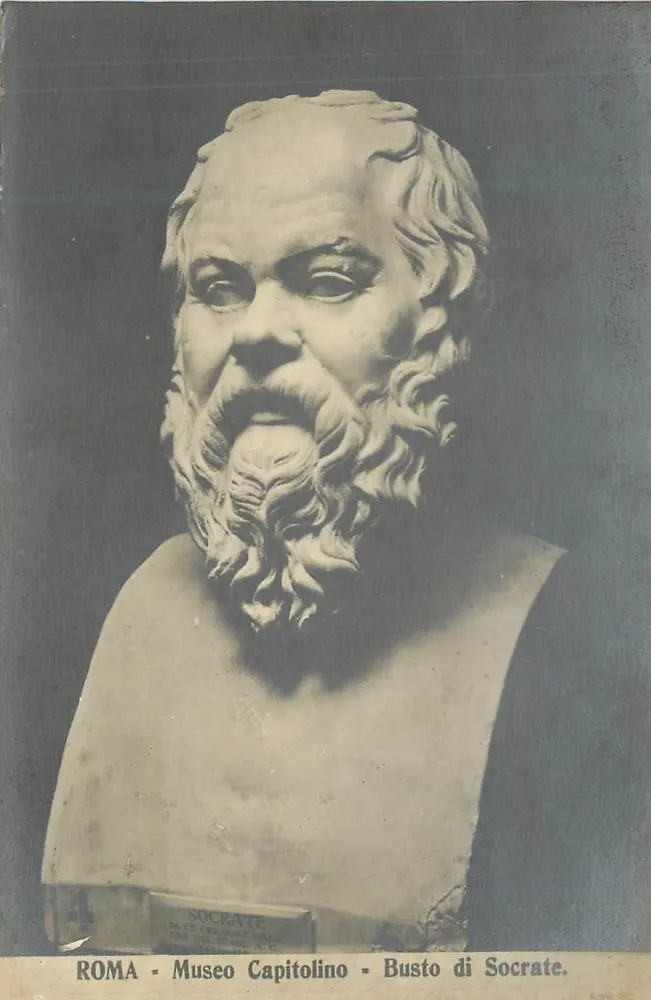 Rome - Bust of Socrates - Museo Capitolino - Front