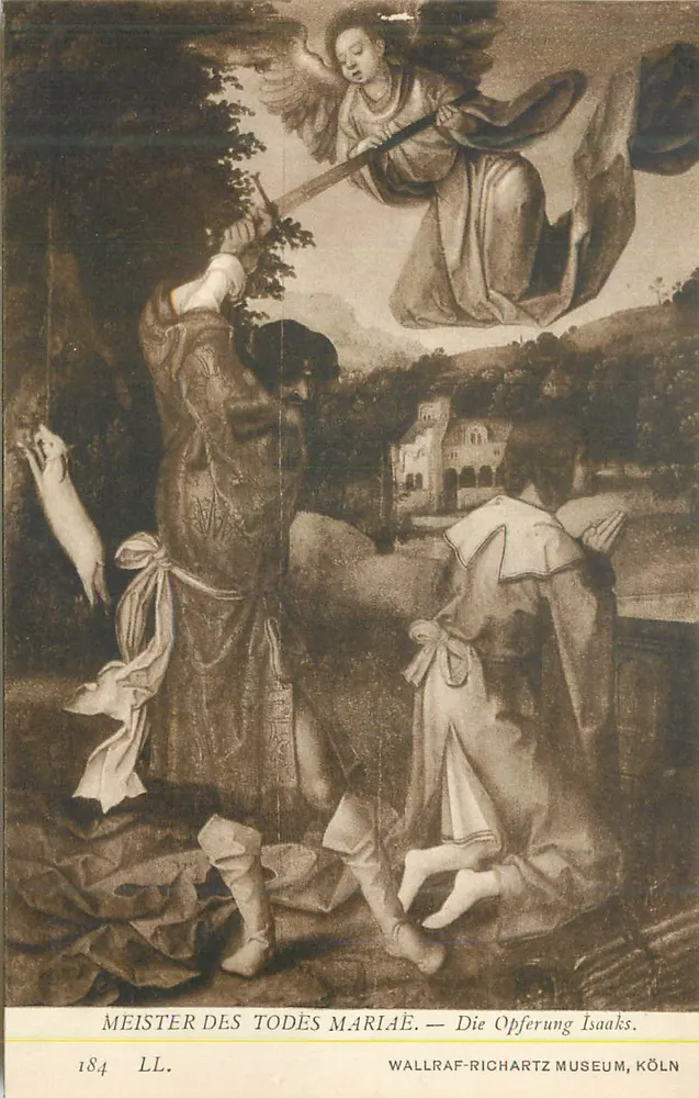 Der Opfergang Abrahams — Der Opfergang Abrahams — Wallraf-Richartz-Museum, Köln — Serie 184 LL - Vorderseite