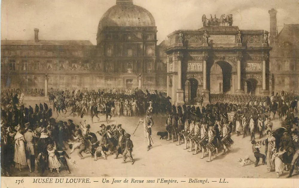 Musée du Louvre — Ein Tag der Revue unter der Herrschaft des Imperiums — Bellangé — LL. — n° 176 - Vorderseite