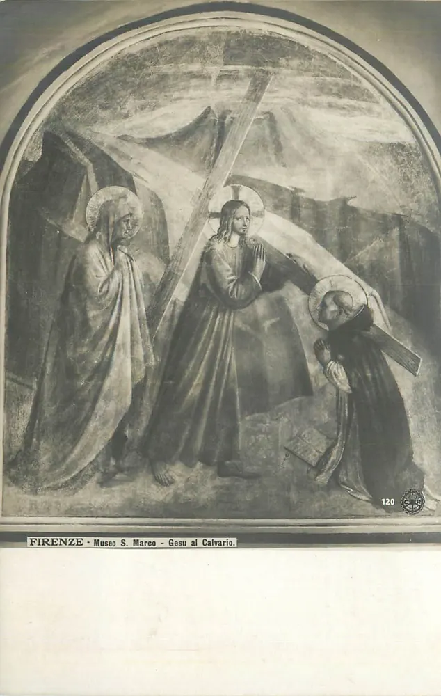 FIRENZE - Museo S. Marco - Gesù al Calvario — Diffida N.P.G. n°120 - Recto