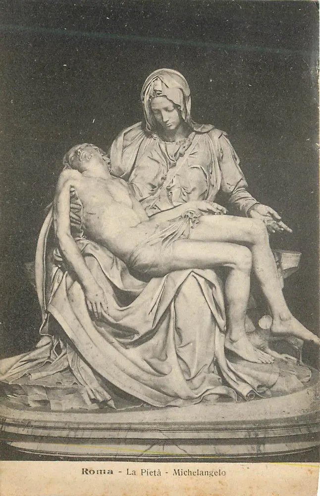 Roma - A Pietà - Michelangelo - Frente
