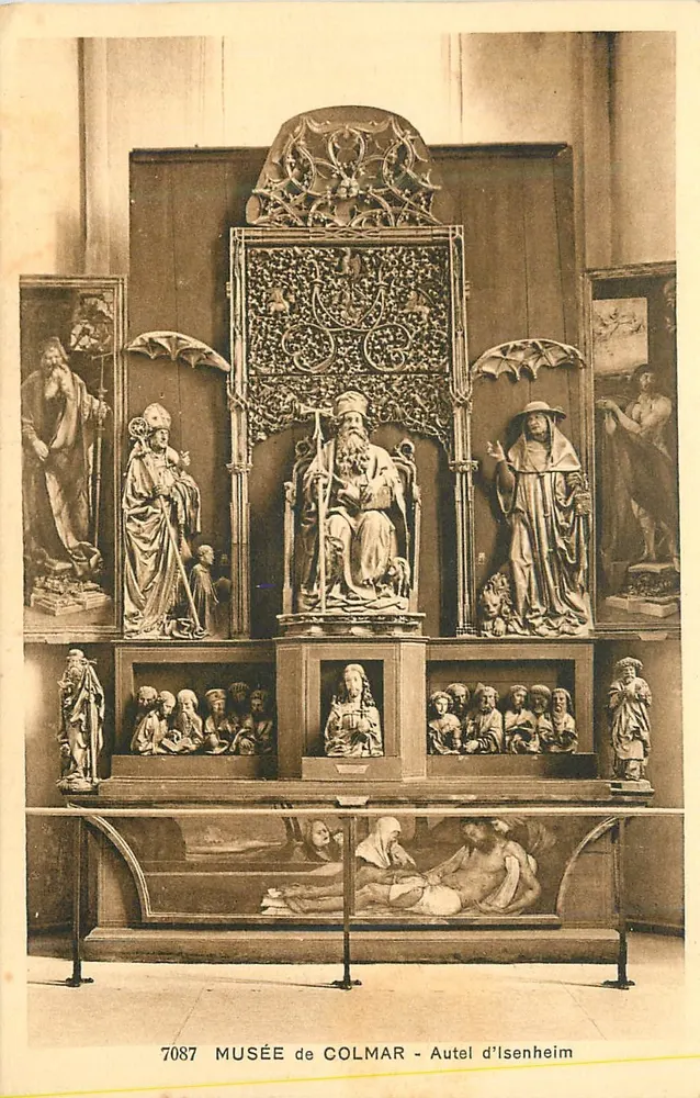 Altar de Isenheim — Museu de Colmar — n° 7087 - Frente