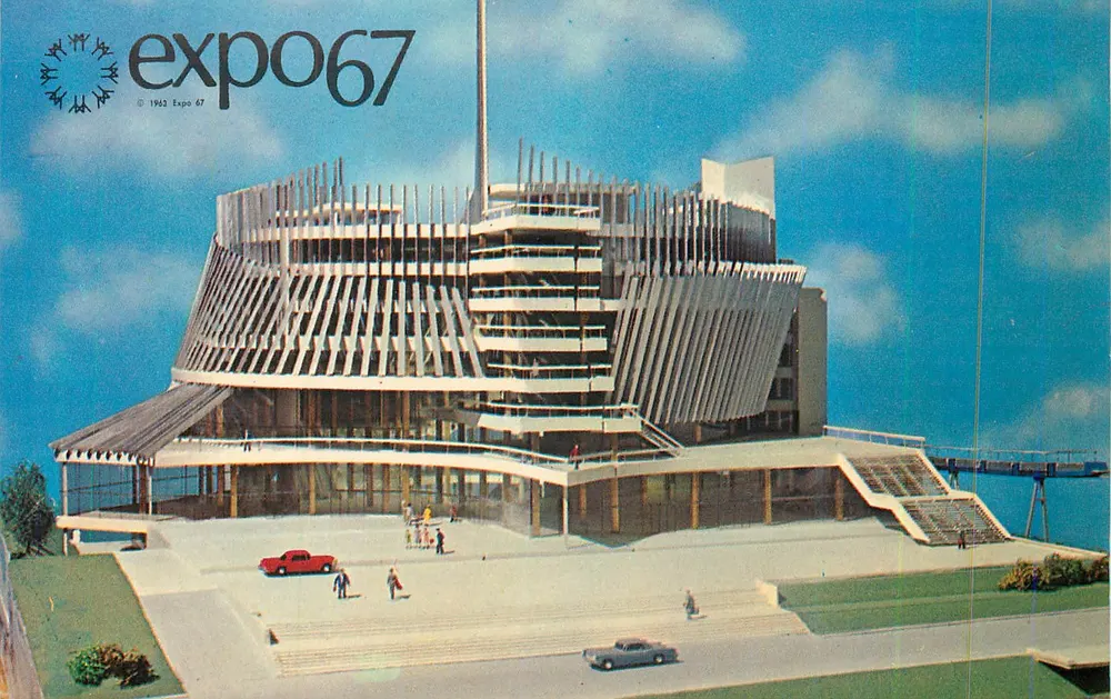 Pavillon Frankreich — Expo 67 — Verlag Benjamin News Co. Ltd. - Vorderseite