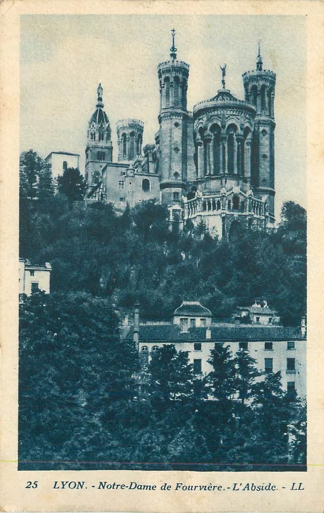 LYON - Nossa Senhora de Fourvière - A Abside - LL - Frente