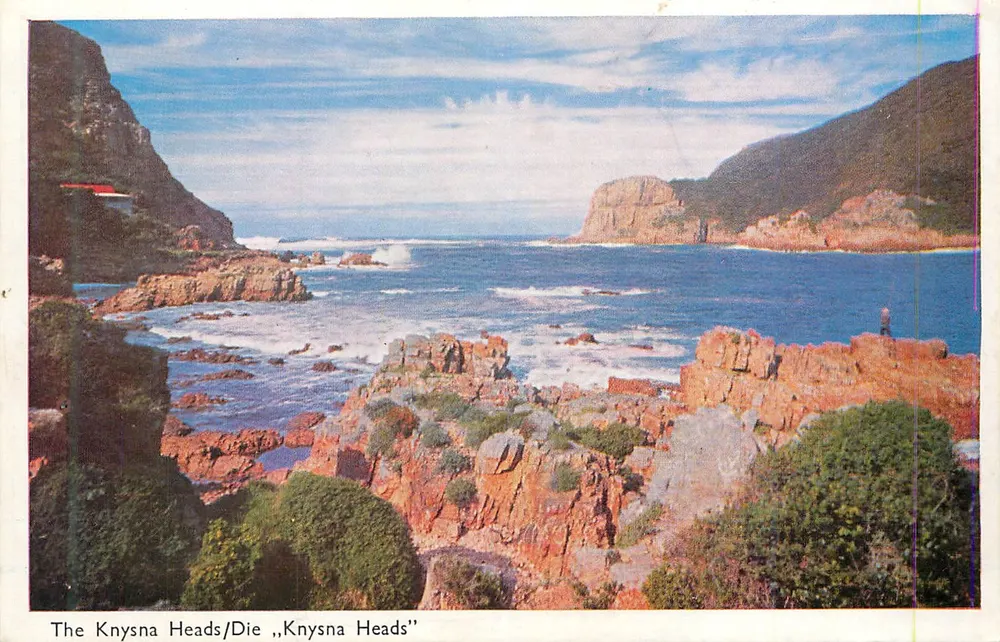 Knysna Heads — vue côtière — R. Ryan - Recto