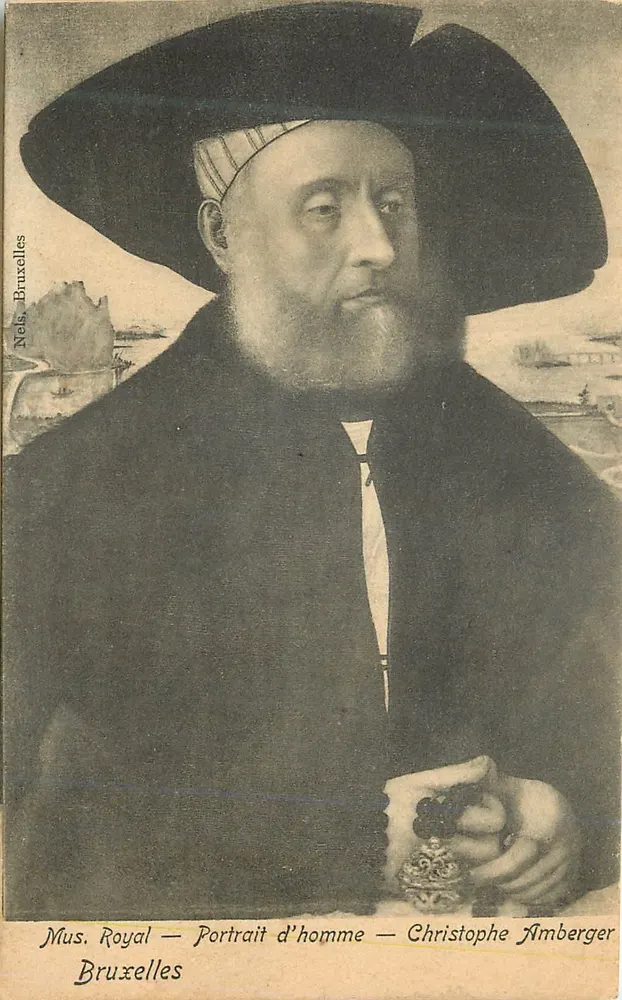 Porträt eines Mannes — Christophe Amberger — Königliches Museum, Brüssel - Vorderseite