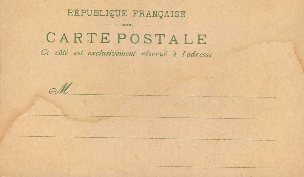 Ponte Alexandre III — Exposição Universal de 1900 — Importado - Verso