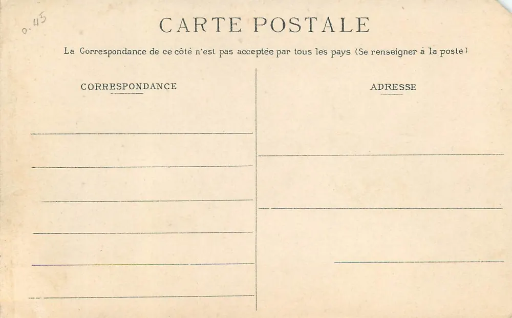 Boulogne-sur-Mer — Merciato di Pesce — G. Desp. P. - Verso
