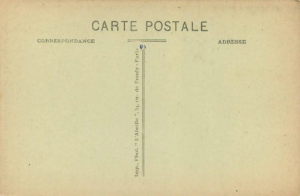Notre-Dame de Pontoise - Die Miraculous Jungfrau — Verlag L'Abeille, Paris, n°43 - Rückseite