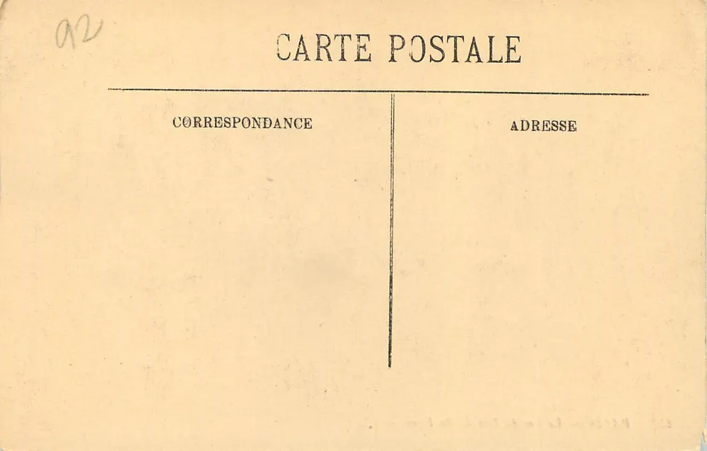 Paris — Le Lac du Bois de Boulogne — LL. n°259 - Verso