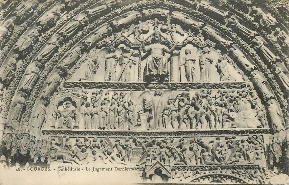Bourges - Cathedral - The Last Judgment — n°48 - Front