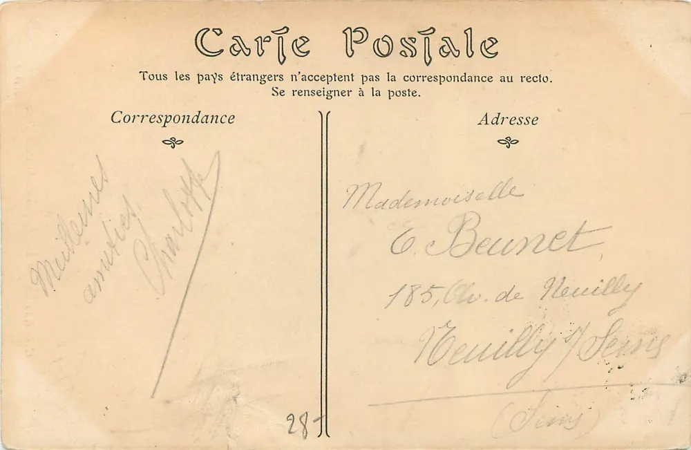 Chartres — As Flechas da Catedral — ND Phort - Verso