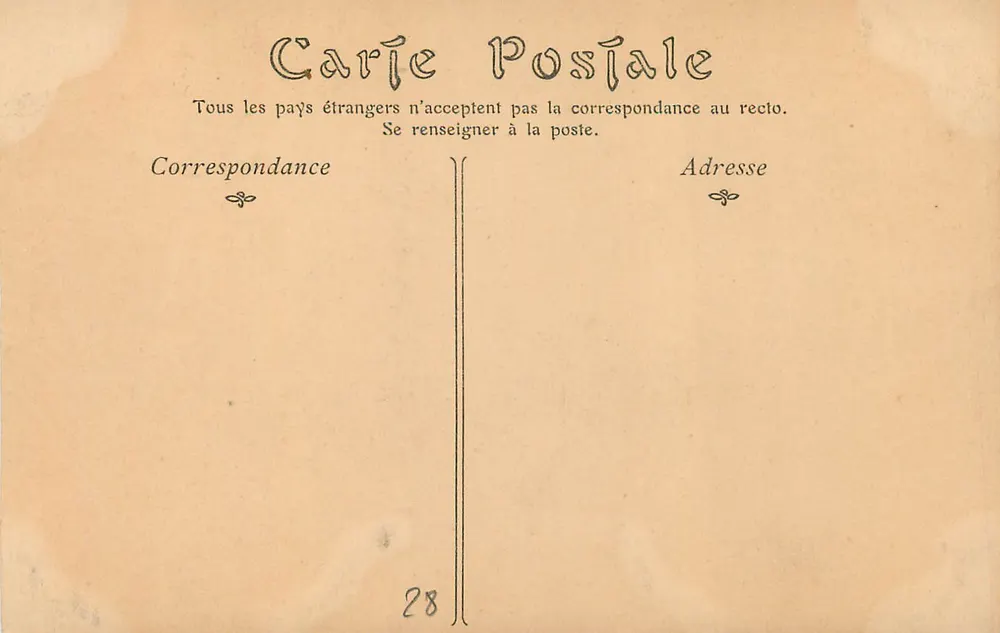Chartres — Strzałki Katedry — Wydawca ND Pnol - Rewers