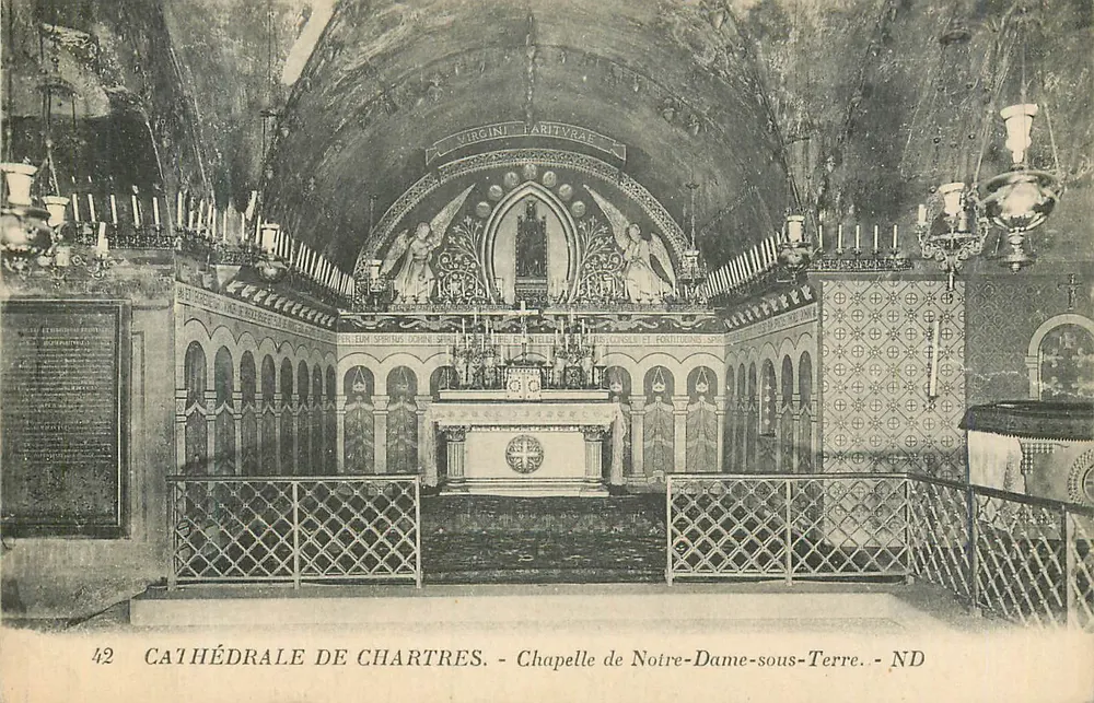 Cathédrale de Chartres — Chapelle de Notre-Dame-sous-Terre — ND - Recto