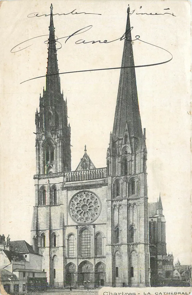 Chartres - A CATEDRAL — editor não visível - Frente