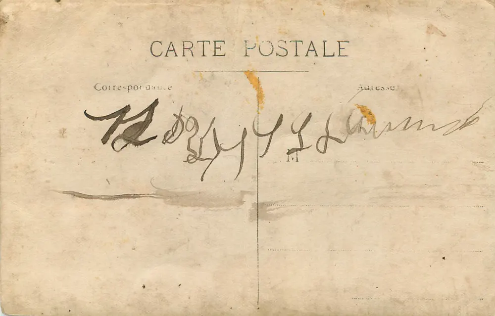 Famille — portrait studio — éditeur non visible - Rückseite