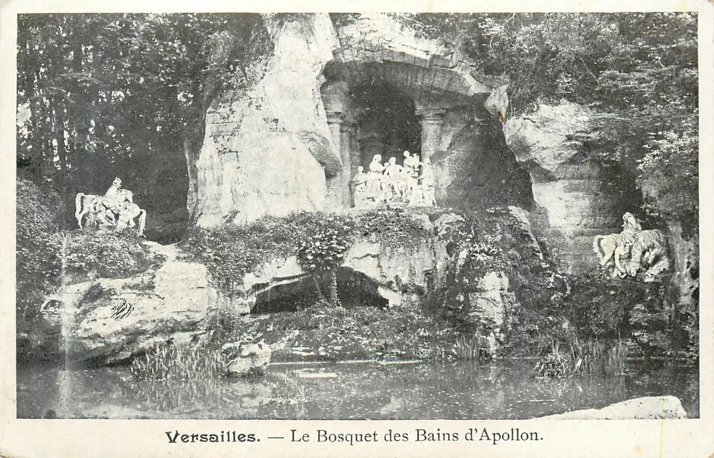 Versailles — O Bosquet dos Banhos de Apolo — Editor não identificado - Frente