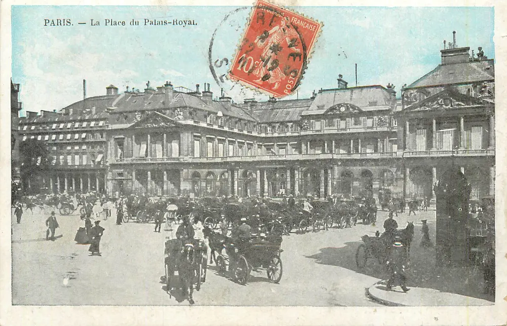 PARIS — A Place do Palais-Royal — editor não visível - Frente